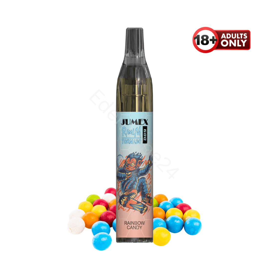 RandM Tornado 600 Fumot Vapes - Rainbow Candy - EdenVape24